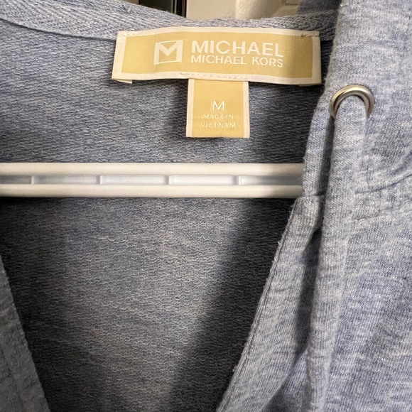 Michael Kors hoodie. Scalloped bottom. Well worn. Soft. - Picture 3 of 5